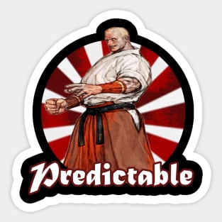 Predictable! Sticker